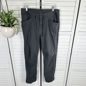 The North Face Gray Dome Rock Climbing Pants Bouldering Outdoor Size 10 Short‎
